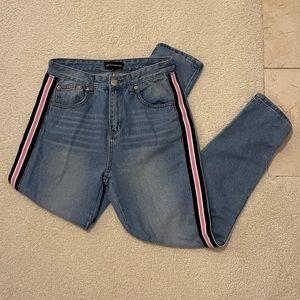 ❌SOLD❌ Jeans with Full Leg Stripes